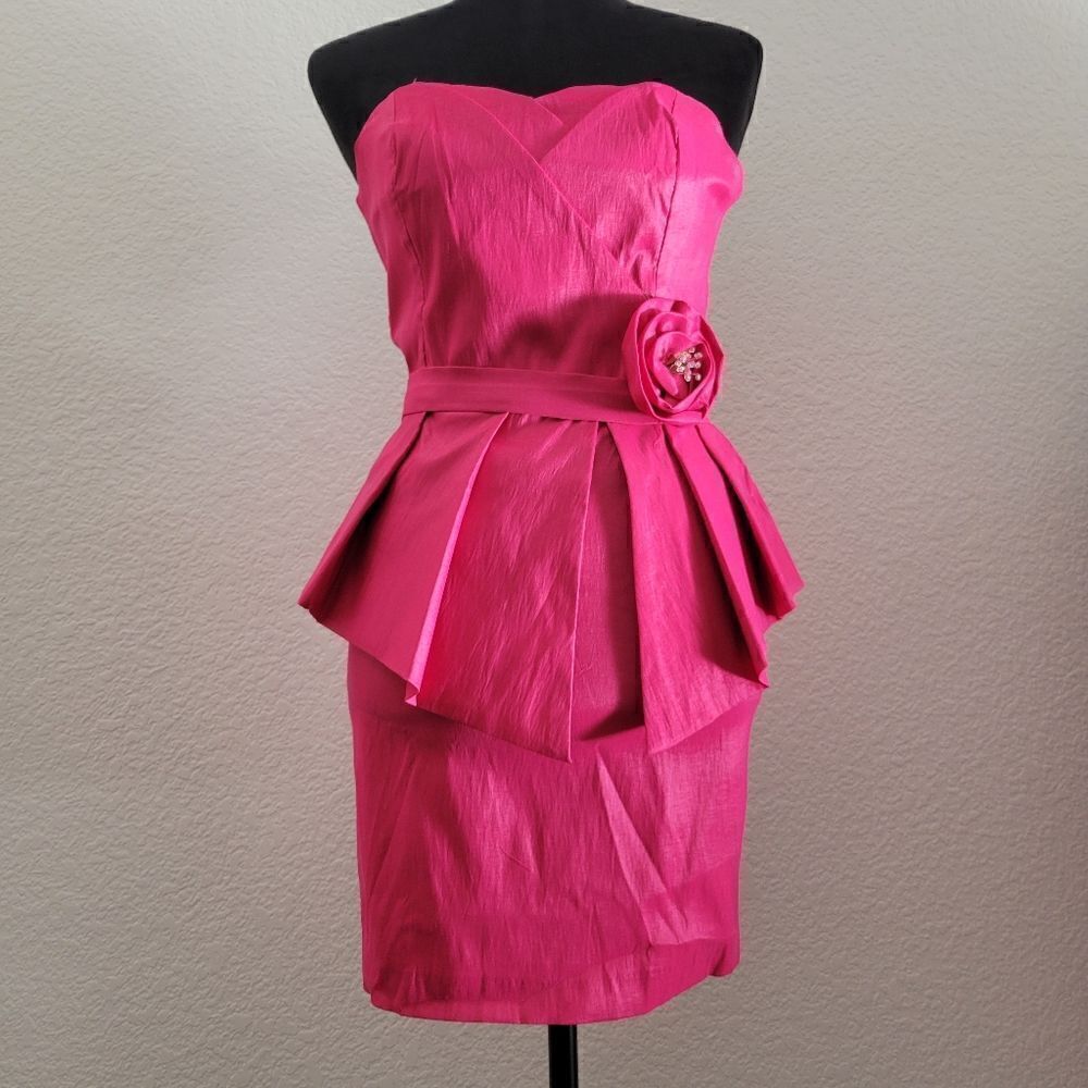 Romeo & Juliet flowe Strapless Dress size S